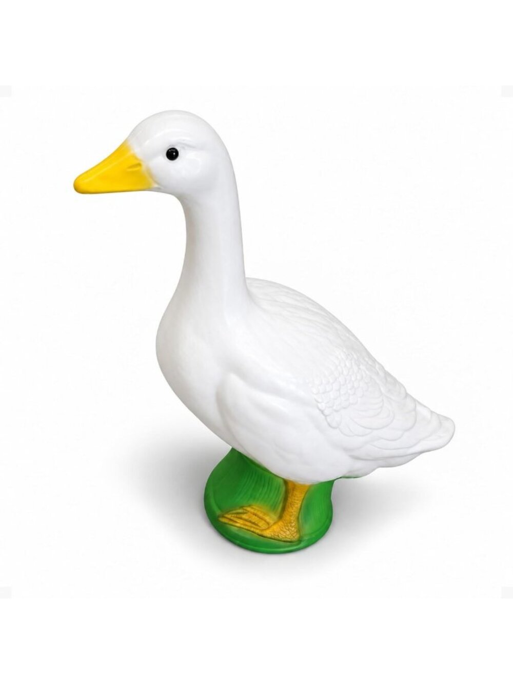 Charming 23" White Goose Statue for Front Porch - Lawn Decor Figurine